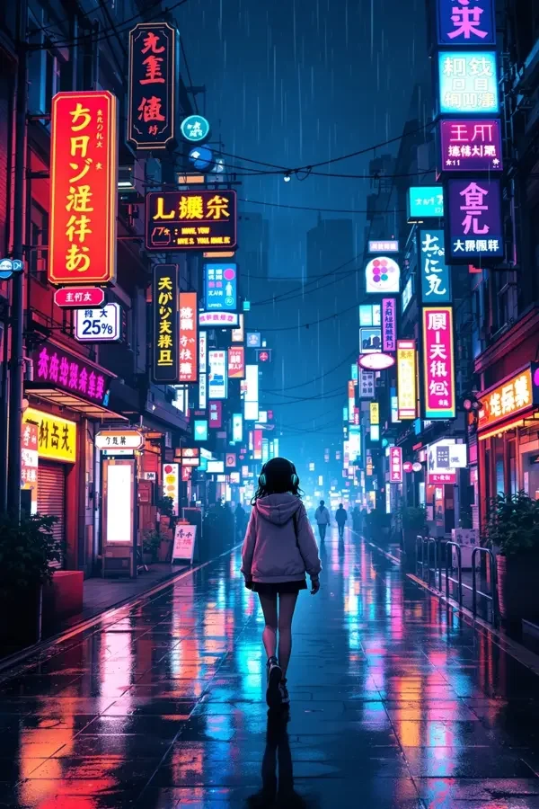 霓虹都市 动漫封面